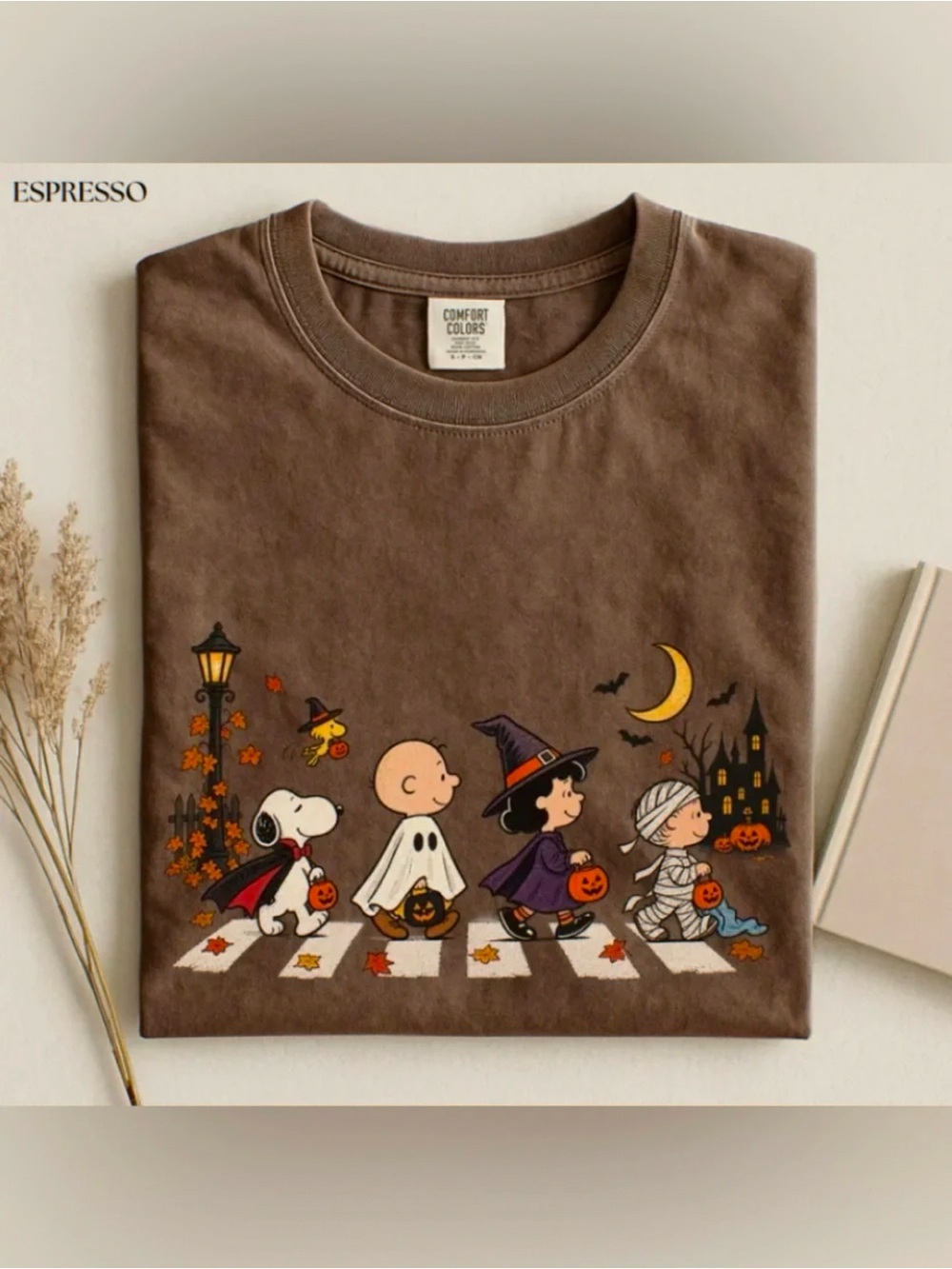 Peanut Halloween Abbey Road Tee, Snoopy
Charlie Brown Trick or Treat T-Shirt - Picture 1 of 2